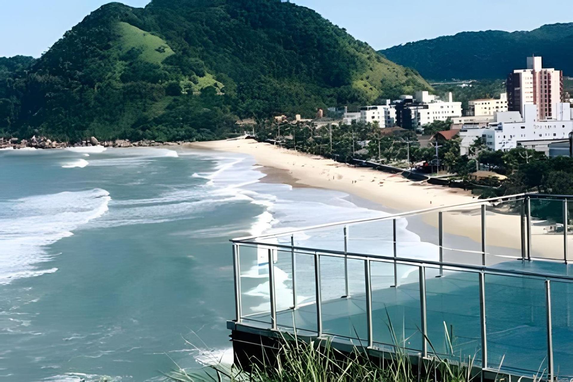 25C - Pe Na Areia Da Praia Do Tombo + Roupas De Cama + Vivo Fibra Guarujá Eksteriør billede