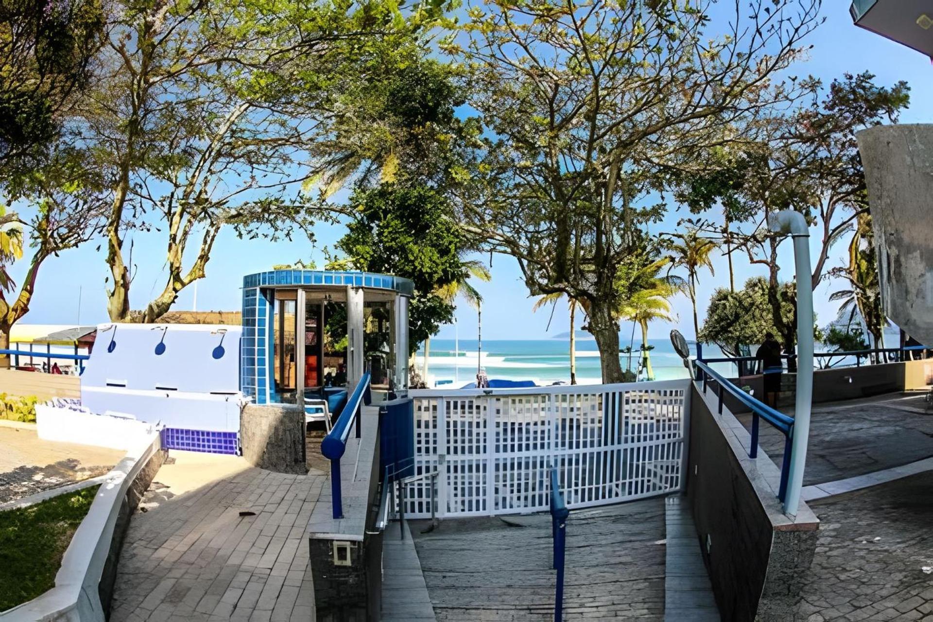 25C - Pe Na Areia Da Praia Do Tombo + Roupas De Cama + Vivo Fibra Guarujá Eksteriør billede